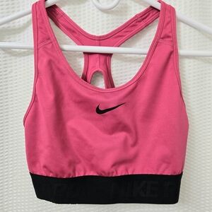 Nike Pink Racerback Sports Bra